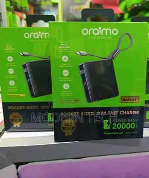 Oraimo Powernova L21 20000mah Fast Charging Power Bank