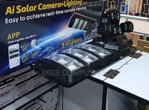 Ai 4g Solar Simcard Camera With Solar 450w Floodlight