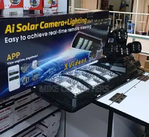 450w 4g Solar Simcard Camera With Solar Floodlight 450watts