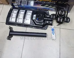 Simcard Solar Power Outdoor CCTV Camera With Street Light