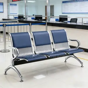 3-link Padded Office Reception Waiting Bench