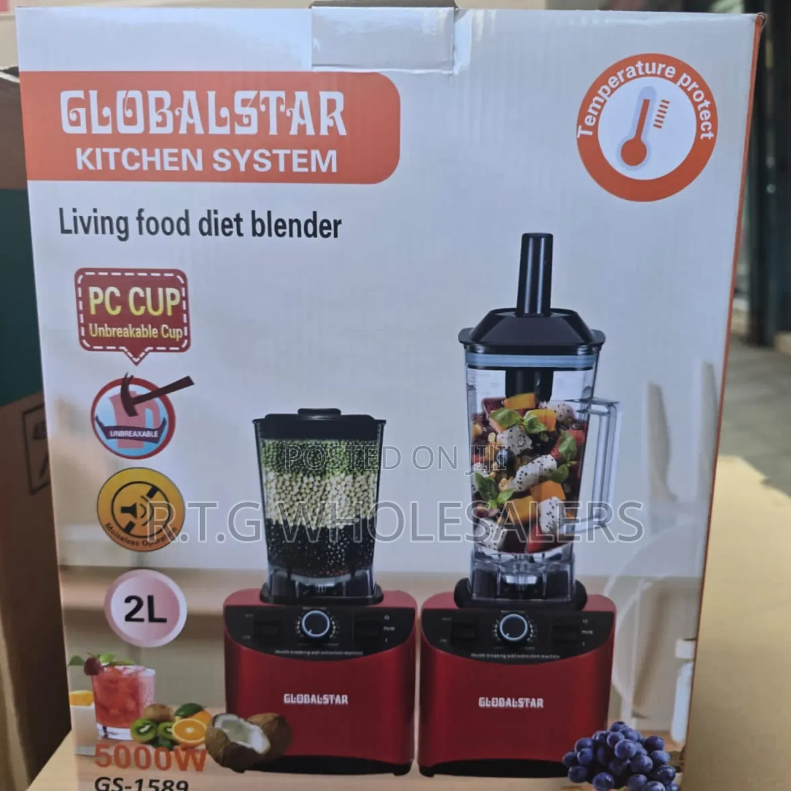 Globalstar 2-in-1 Commercial Blender