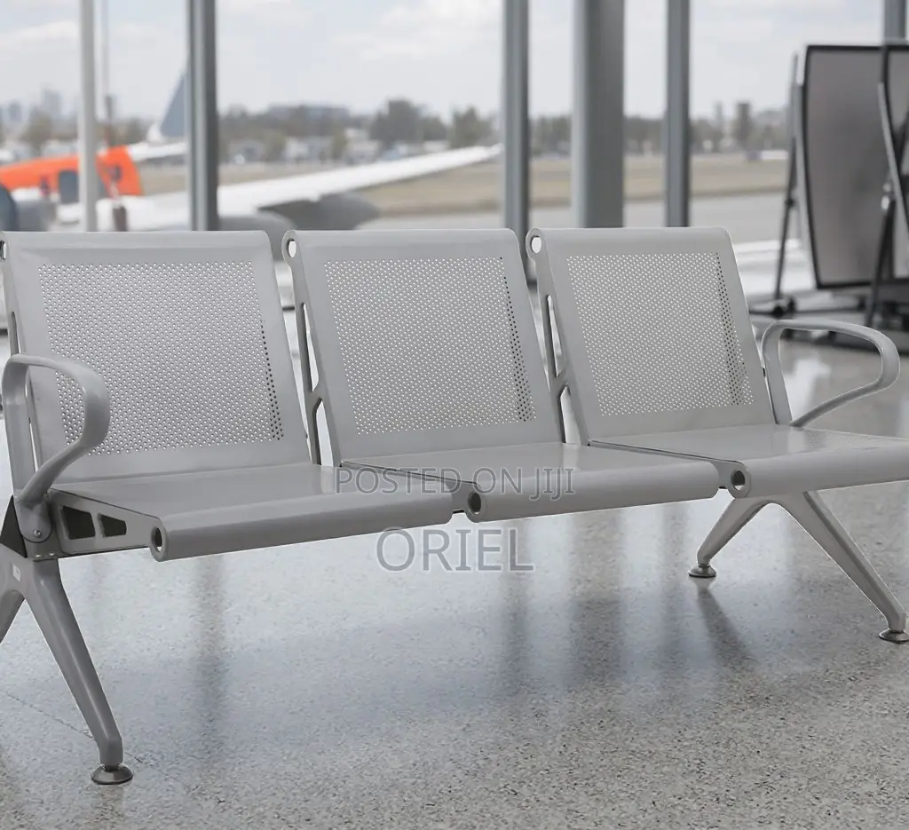 Office Bench : 3-Link Heavy Duty Office Waiting Bench