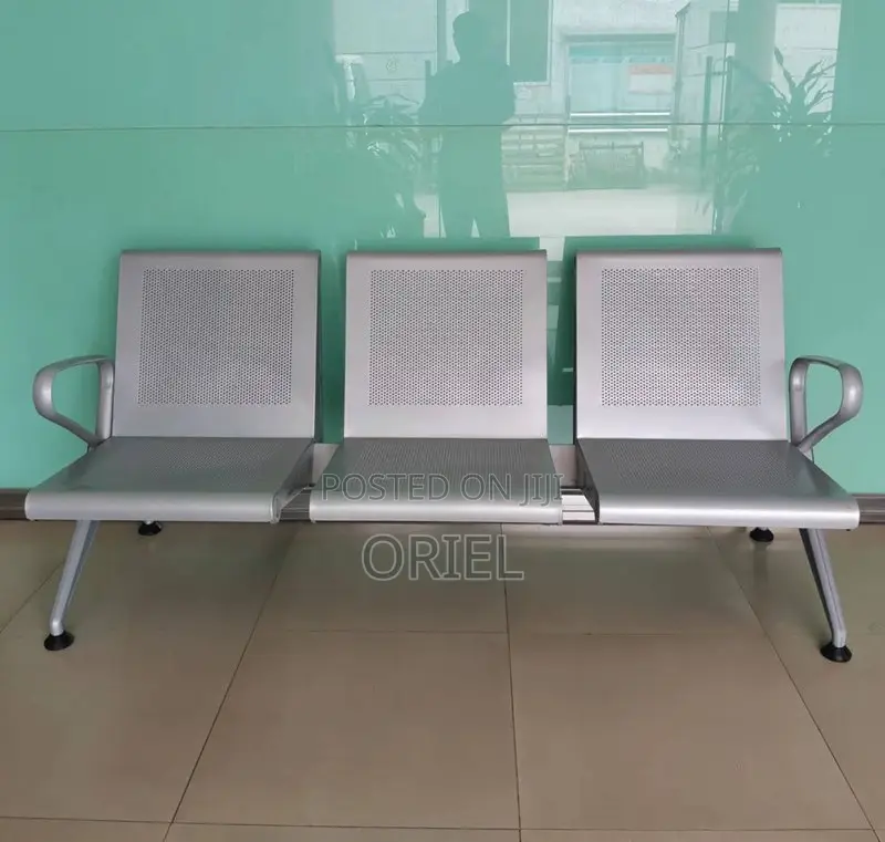Office Bench : 3-Link Heavy Duty Office Waiting Bench