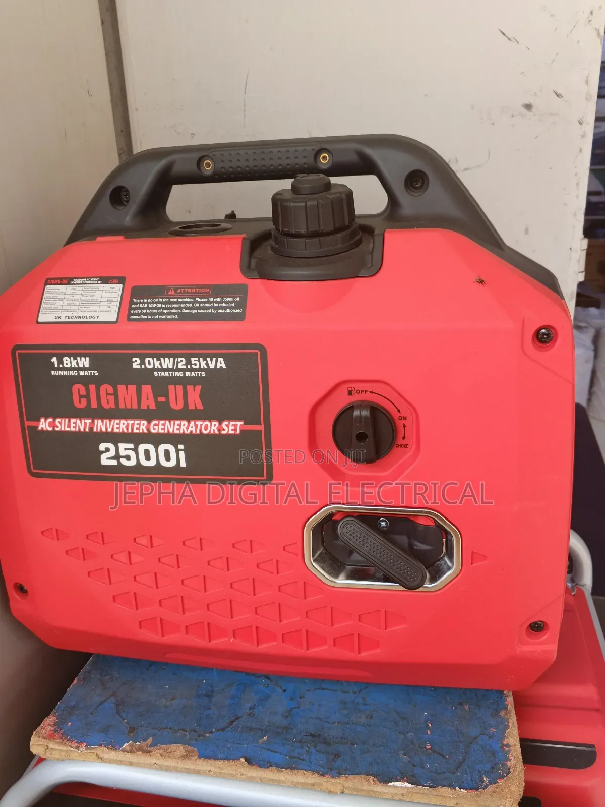 2.5kva Cigma -uk Silent Generator Machine