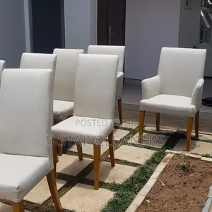 White/Cream Sofaset/Dining Seats Cleaning- Home Delivery Services