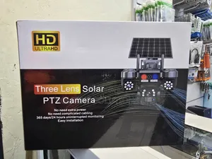Three Lens Solar PTZ Camera 011sq - 4g -Nal