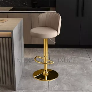 Luxury European Leather Bar Chairs