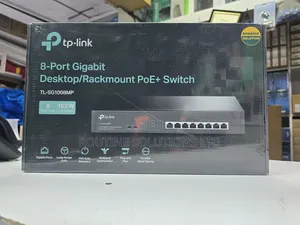 Tp-Link 8-Port Gigabit Rackmount Poe Switch Tl-Sg1008mp