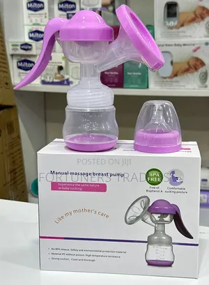 Manual Breast Pump, Adjustable Suction Silicone Hand Pump
