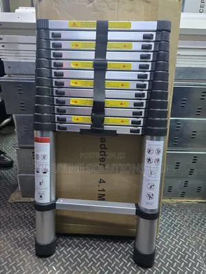 Aluminium Single Telescopic Ladder 4.1m