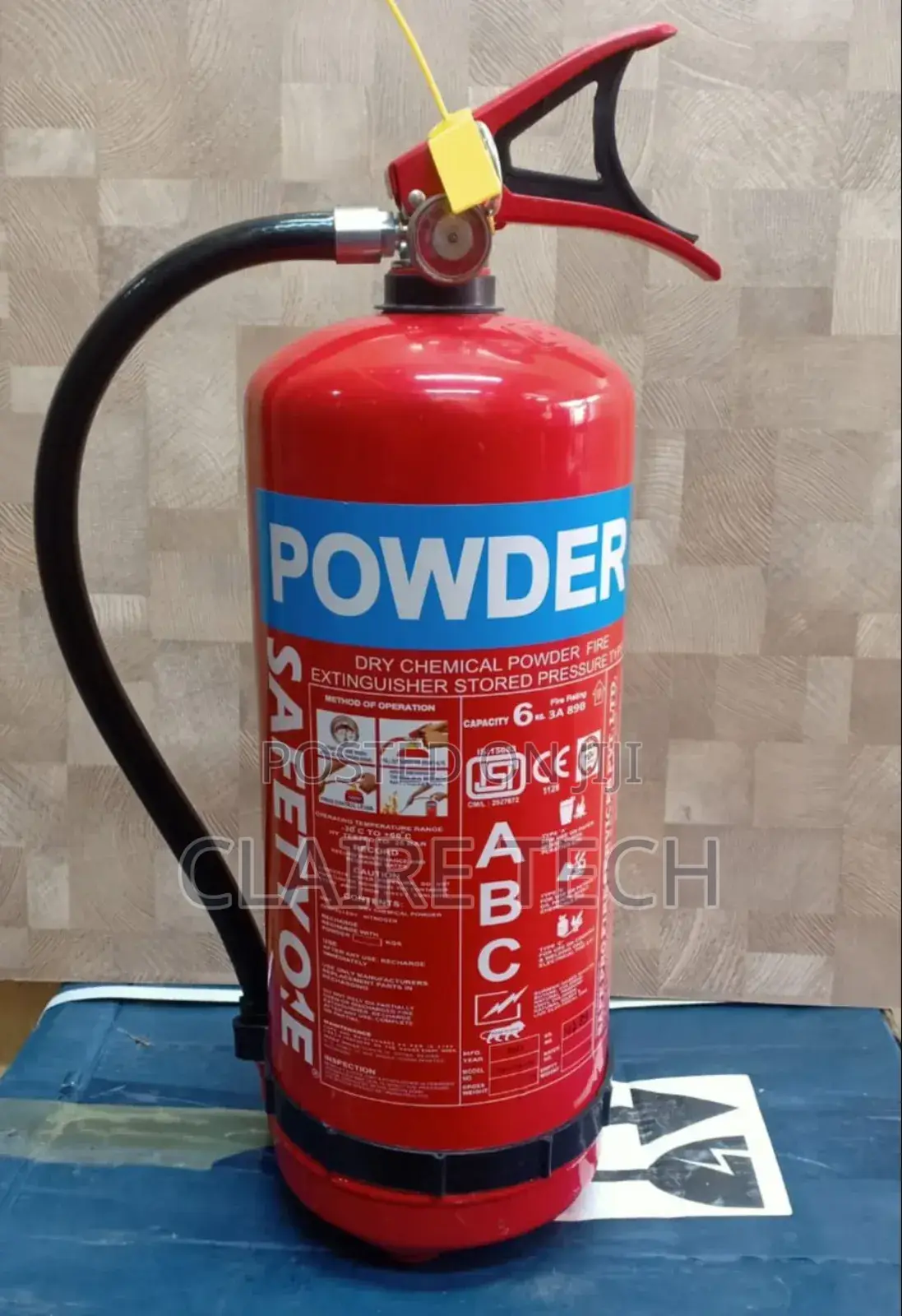6kg Multi-purpose Dry Powder Fire Extinguisher