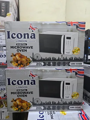 Icona 20l Digital Microwave Oven White