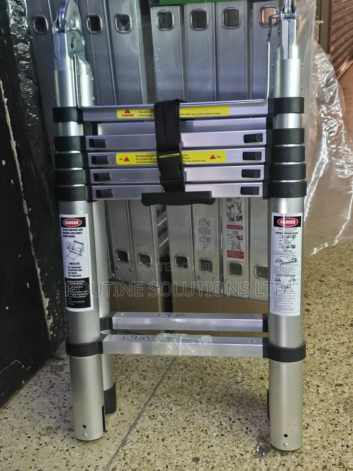 Double Telescopic Ladder 4m