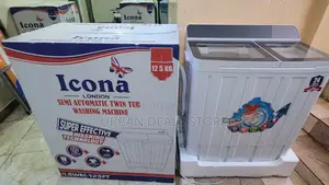 Icona 12.5kgs Twin Tub Design Washing Machine