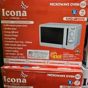Icona 20 L Manual Microwave Oven – Compact Kitchen Essential