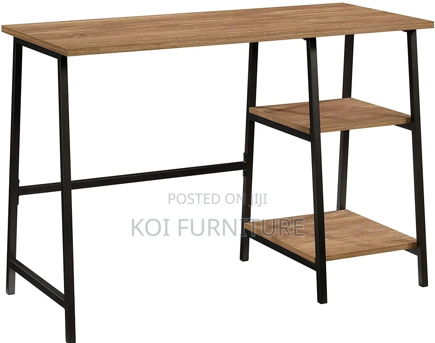 Office Desk; Compact Home Office Desk With Shelf for Cpu