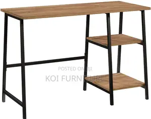 Office Desk; Compact Home Office Desk With Shelf for Cpu
