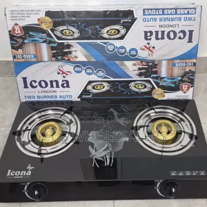 Icona 2‐Burner Gas Cooktop With Tempered Glass Surface