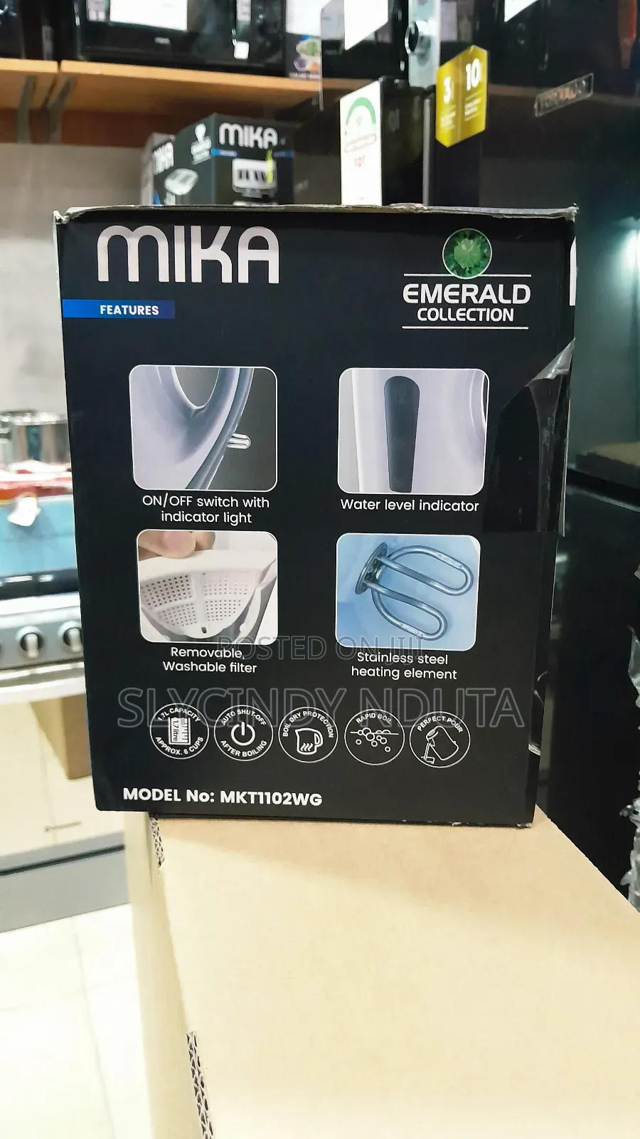 Mika Cordless Kettle 1.7 L