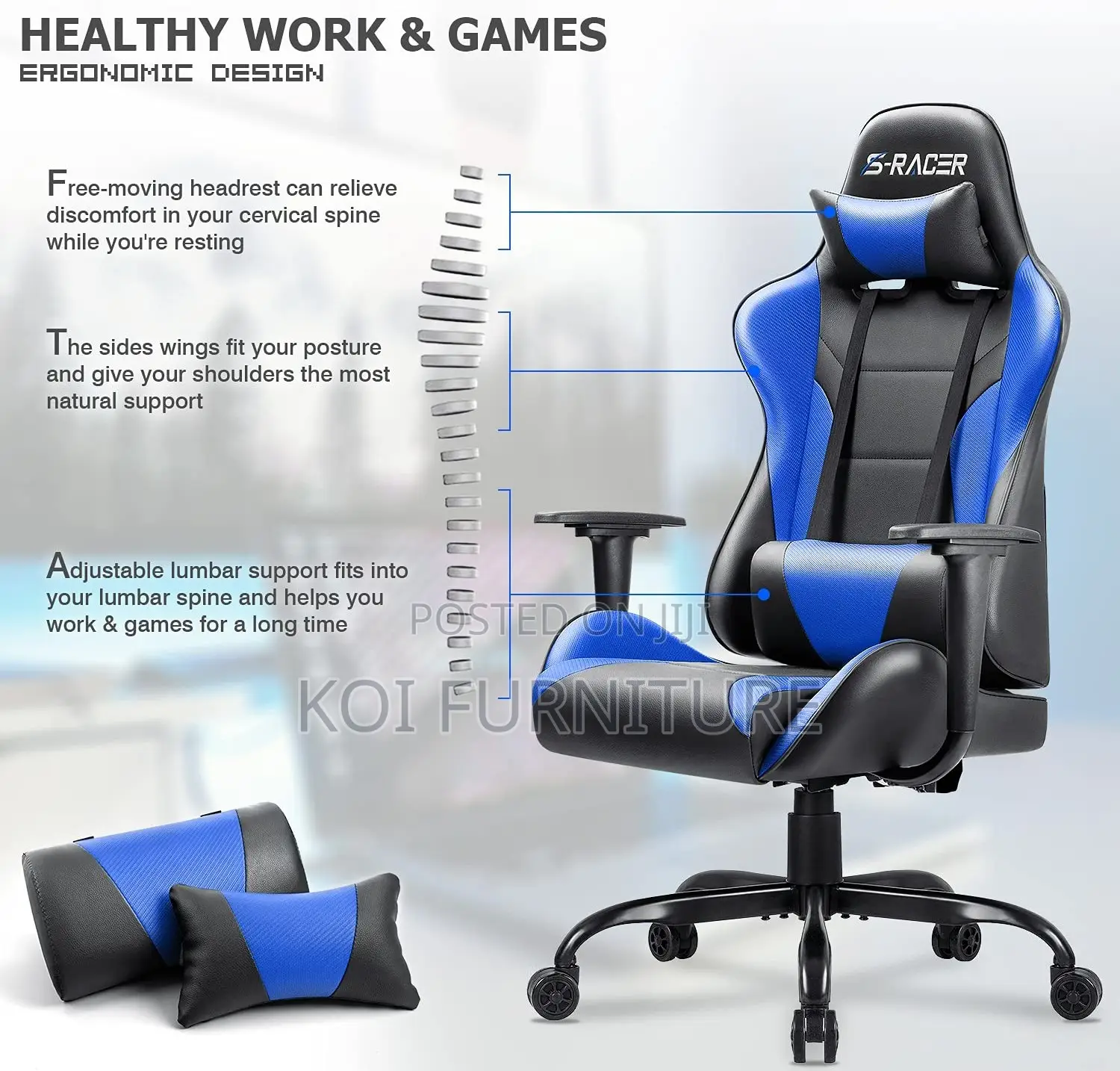 Office Chairs; Cool Home Office Gaming Chairs