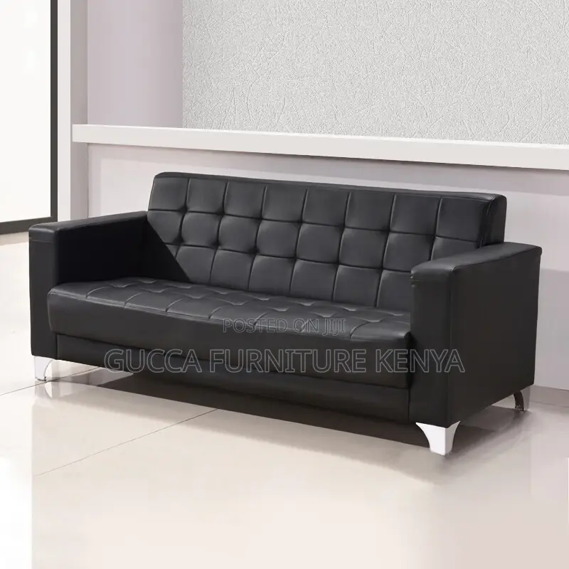 5-seater Leather Executive Reception Sofa Set