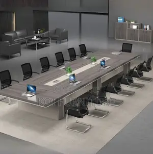 Boardroom Table; 300cm Grey Executive Boardroom Table