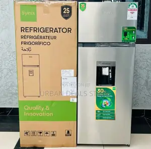 Syinix 210 L Double Door Fridge With Water Dispenser