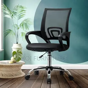 Office Chairs; Clerical Mesh Fabric Swivel Office Seat