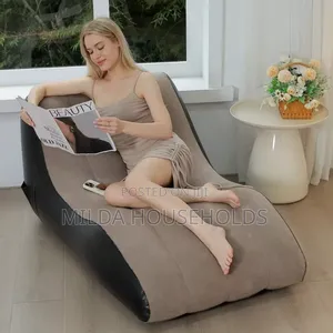 Inflatable Deck Chair , Inflatable Lounger Beach Air Sofa Chair Lazy.