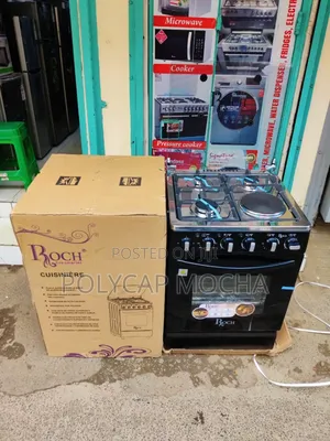 Roch 50 by 55 3 Plus 1 Jet Standing Cooker With Electric