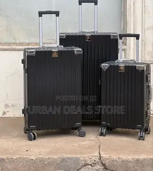 3 in 1 Managerial Bossy Aliminium Flame Zippless Suitcase Briefcase