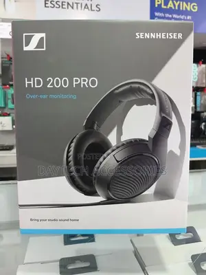 Sennheiser Hd 200 Pro Over-Ear Monitoring Headphones.
