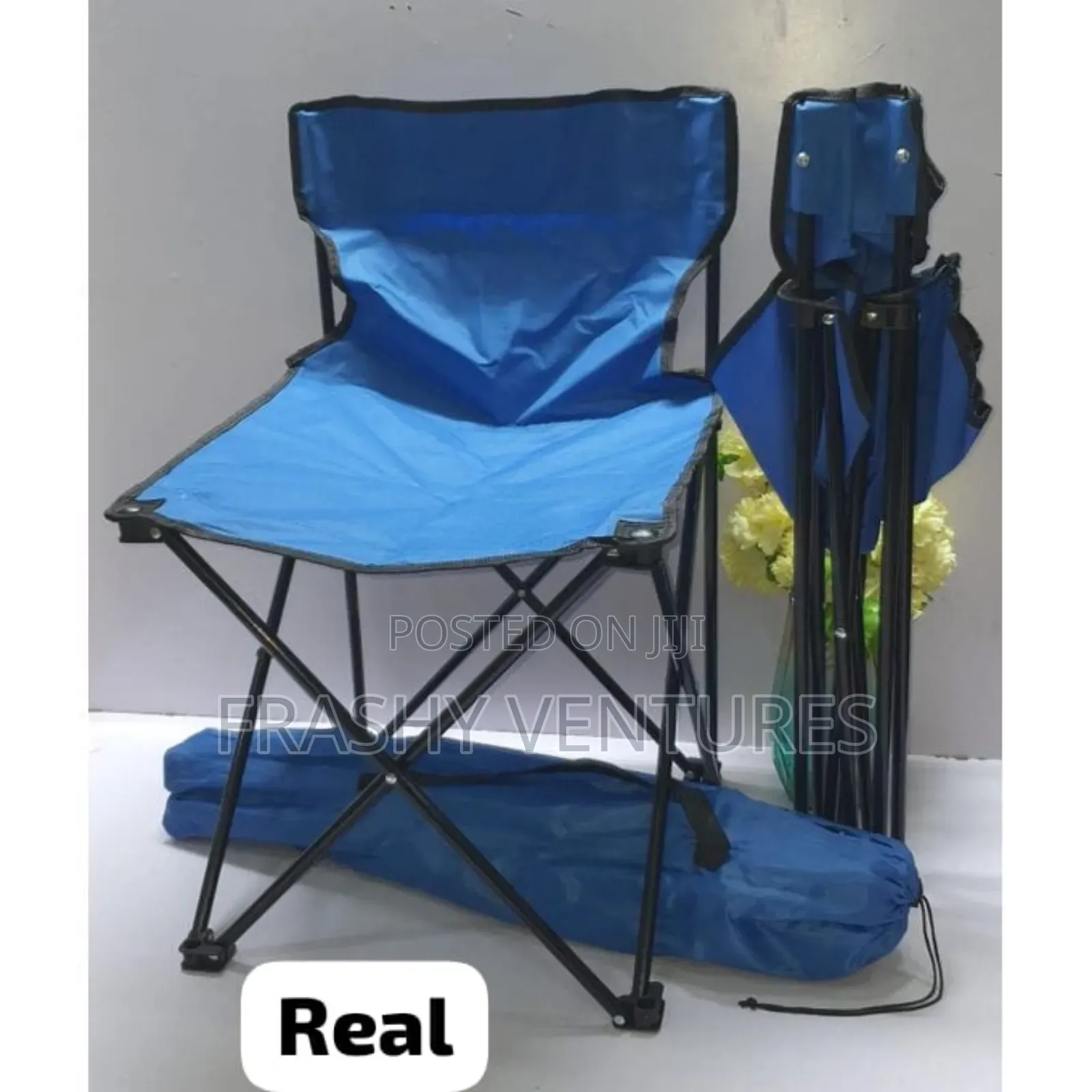 Foldable Metallic Frame Camping Chair