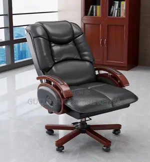 Executive Leather Reclining Director's Chair