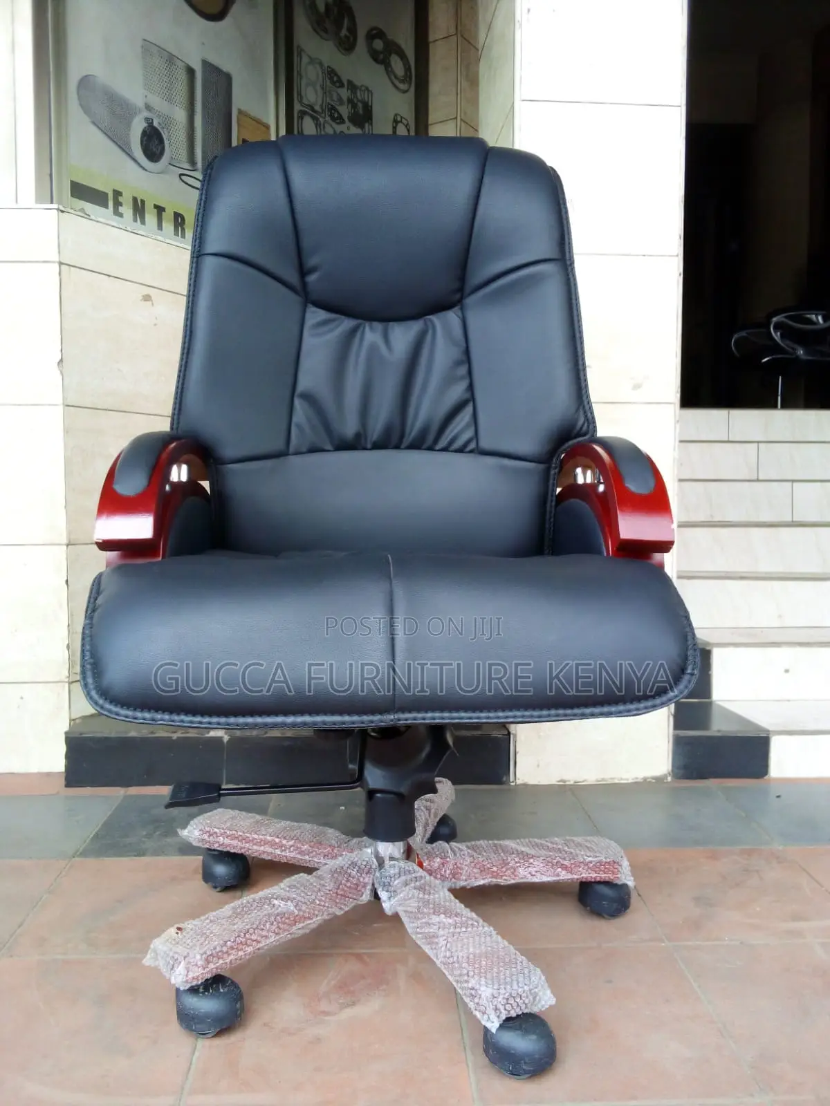 Executive Leather Reclining Director's Chair