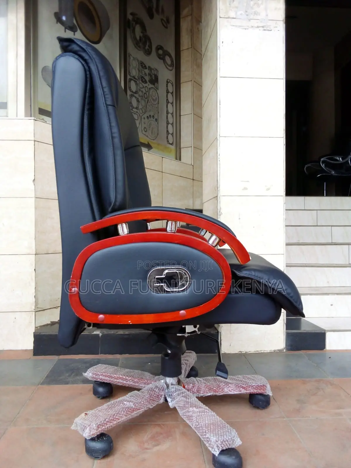 Executive Leather Reclining Director's Chair