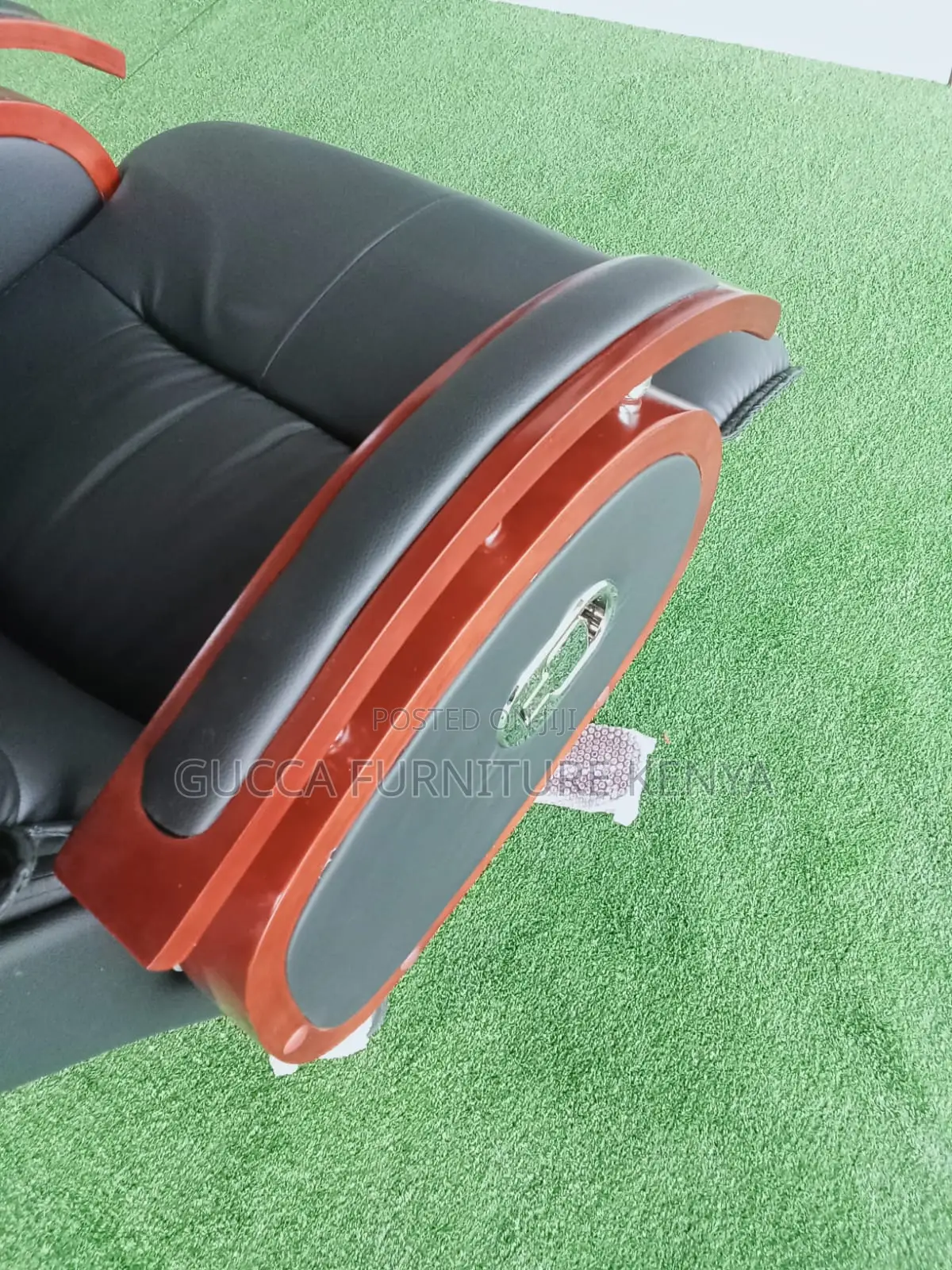 Executive Leather Reclining Director's Chair