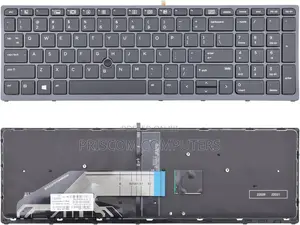 Laptop Battery for Hp Zbook 15 G3 Keyboard (Us) With Backlight