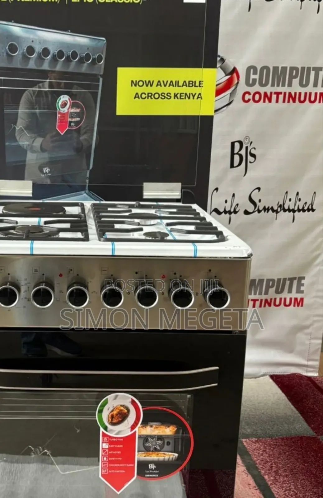 Eminence 60×60 Cooker – Durable, Elegant Efficient.