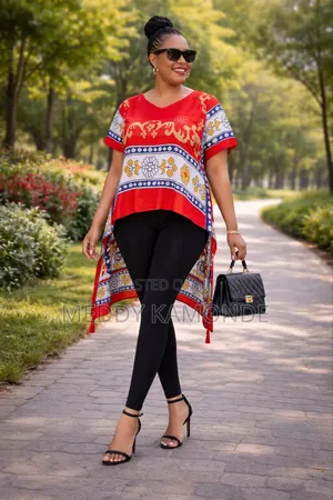 Red Free High-Low Top