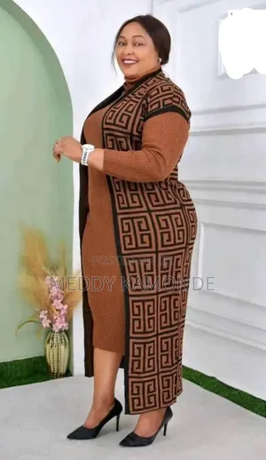 Fendi Sweater Dress+Kimono