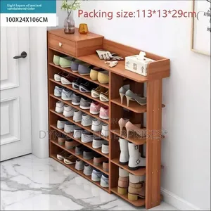 Wooden Multi-Layer Shoe Rack