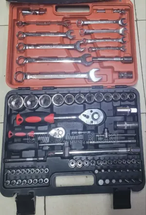 82-Piece Socket Set – Complete Tool Kit for Home Garage.