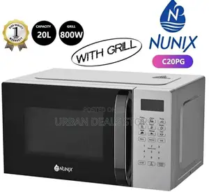 New Model 20 LTRS Nunix Digital Microwave With Grill 
Model :C20pg