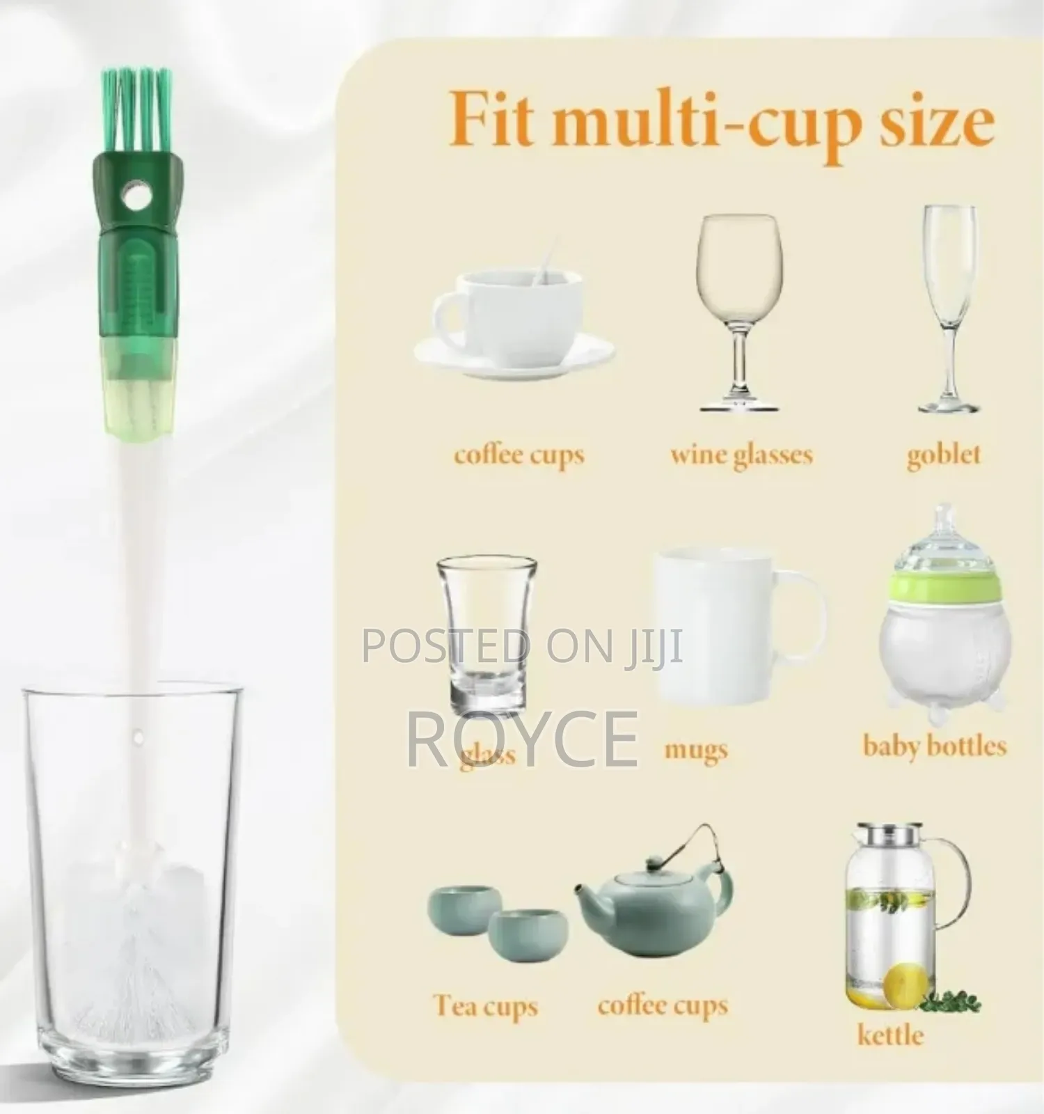 5 In 1 Bottle Cleaning Brush Set