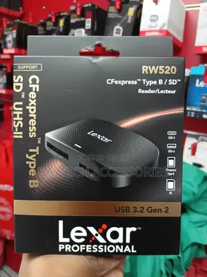 Lexar Cfexpresstm Type B / SDTM Usb 3.2 Gen 2 Reader - Black