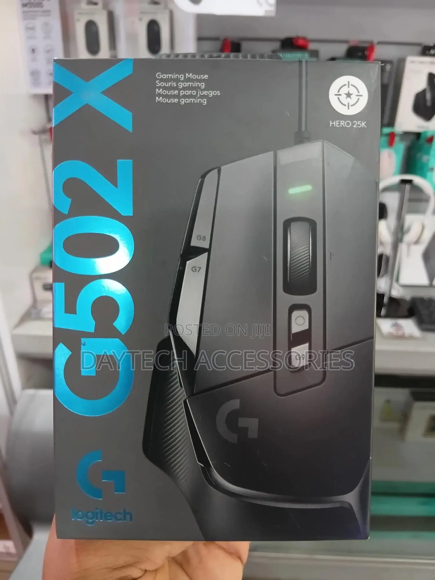 This Is a Logitech G502 X Wired Gaming Mouse.