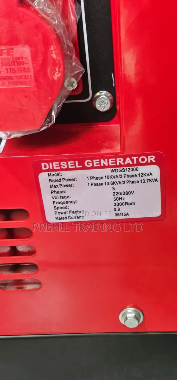Windsor Wdgs12000 Diesel Generator.