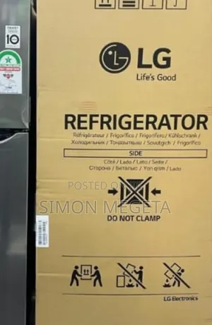 Lg 234l Top Freezer Fridge Power, Zero Frost, Sleek Silver Design.
